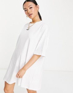 Белое платье-футболка с логотипом Puma Classics-Белый
