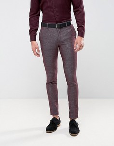 Фактурные брюки скинни Jack & Jones Premium-Красный