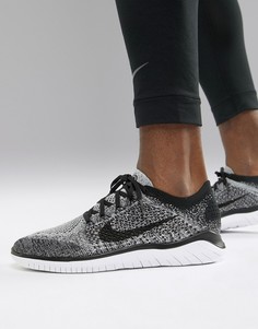 Серые кроссовки Nike Running Free Run 2018 942838-101-Серый