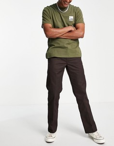 Коричневые брюки в рабочем стиле Dickies 874-Коричневый цвет