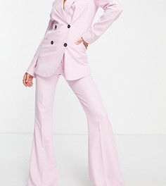 Расклешенные брюки узкого кроя ASOS DESIGN Tall-Розовый цвет