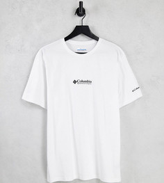 Базовая белая футболка с логотипом Columbia CSC эксклюзивно для ASOS-Белый