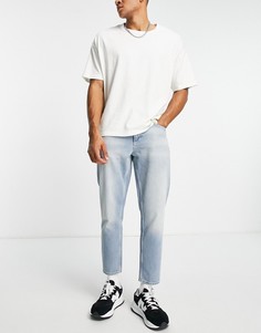 Синие классические джинсы ASOS DESIGN-Голубой