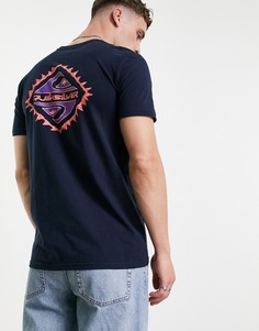 Темно-синяя футболка Quiksilver Return to the Moon-Темно-синий