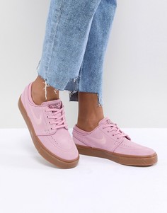 Розовые кроссовки Nike Sb Zoom Stefan Janoski-Розовый цвет