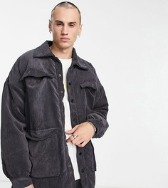 Плотный вельветовый шакет серого цвета Reclaimed Vintage Inspired-Серый