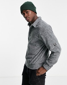 Серое флисовое премиум-поло Jack & Jones Premium-Серый