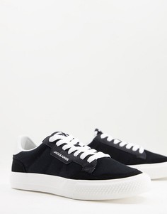 Черные кроссовки с мелкой сетчатой отделкой Jack & Jones-Черный цвет