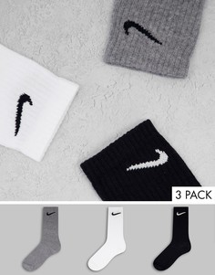 Набор носков разных цветов Nike Training - 3 пары-Разноцветный