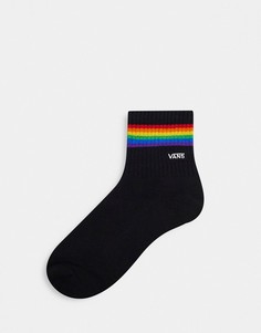 Черные носки длиной одна вторая Vans Pride Art-Черный цвет