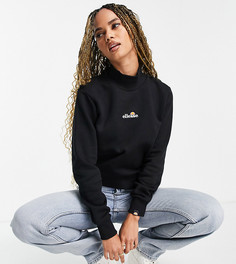 Черный свитшот с высоким воротником ellesse-Черный цвет