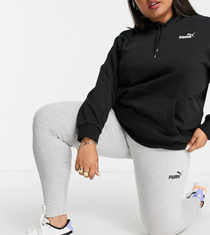 Серые леггинсы Puma Plus Essentials-Серый