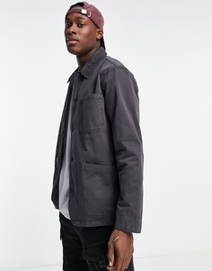 Темно-серая куртка Topman Chore-Серый
