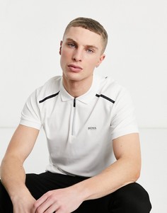 Футболка-поло BOSS Athleisure Philix-Белый