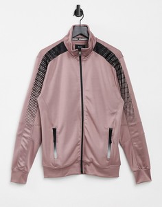 Розовая спортивная куртка от комплекта Bershka-Розовый цвет