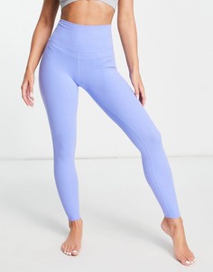 Голубые леггинсы длиной 7/8 Nike Yoga Luxe-Голубой