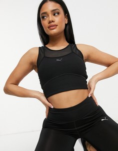 Черный многослойный кроп-топ Puma Studio-Черный цвет