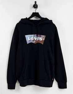 Худи с графическим принтом Levis-Черный цвет Levis®