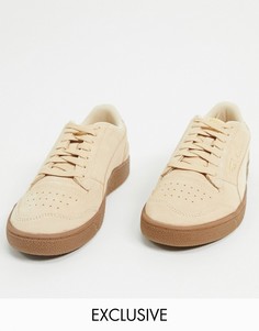 Светло-коричневые замшевые кроссовки Puma Ralph Sampson эксклюзивно для ASOS-Белый