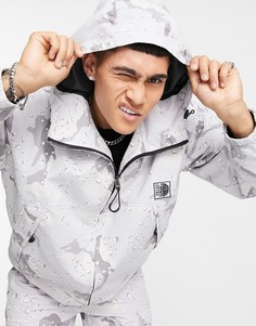 Куртка из рипстопа с камуфляжным принтом Topman-Multi