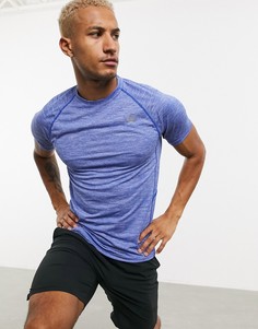Голубая футболка с логотипом New Balance Training Tenacity-Голубой
