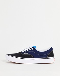 Кроссовки черного и темно-синего цвета Vans ComfyCush Era Tri Tone-Черный цвет