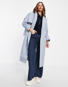Голубой тренч в стиле oversized Palones