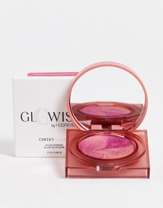 Пудровые румяна Huda Beauty GloWish Cheeky Vegan - Charming Cherry-Красный