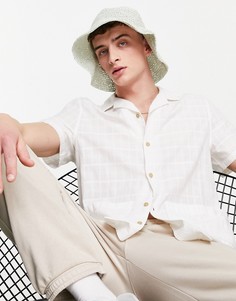 Зеленая соломенная панама ASOS DESIGN-Зеленый цвет