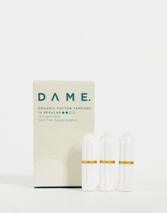 Набор из 14 тампонов из органического хлопка DAME Regular-Бесцветный