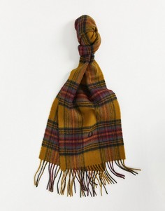 Светло-коричневый шарф в шотландскую клетку Fred Perry Stewart-Коричневый цвет