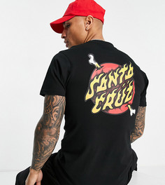 Черная футболка со скрещенными костями Santa Cruz - эксклюзивно для ASOS-Черный цвет