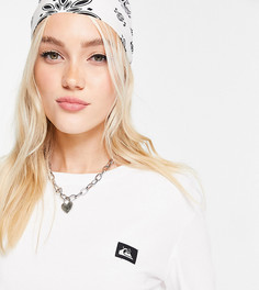 Белая футболка Quiksilver Label Standard – эксклюзивно для ASOS.-Белый