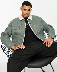 Серая куртка на меховой подкладке Levis Type 3-Серый Levis®