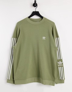 Свитшот цвета хаки adidas Originals adicolor-Зеленый цвет