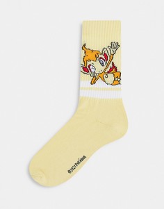 Носки с покемоном ASOS DESIGN Chimchar-Желтый