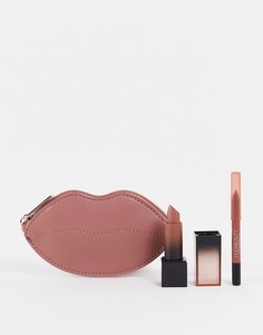 Набор из губной помады и карандаша для губ Huda Beauty Huda Beauty Mini Contour & Glow-Разноцветный