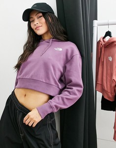 Фиолетовый укороченный худи The North Face Trend-Фиолетовый цвет