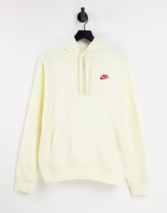 Худи цвета кокосового молока Nike Club-Белый
