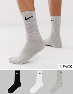 Набор носков разных цветов Nike Training - 3 пары-Мульти