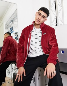 Красная вельветовая куртка-ветровка Nike Heritage Essentials-Красный