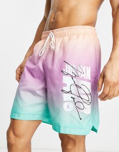 Разноцветные шорты для плавания Nike Jordan Sport DNA Poolside-Многоцветный