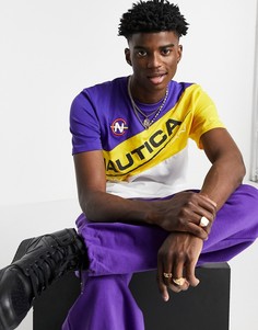 Футболка фиолетового цвета со вставками от комплекта Nautica Competition Gaff-Фиолетовый цвет