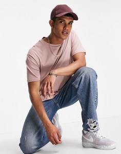 Розовато-лиловая oversized-футболка Brave Soul-Фиолетовый цвет