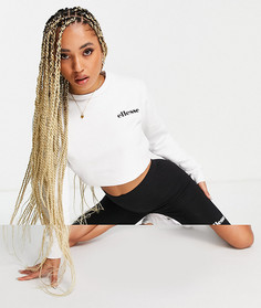 Черно-белый комплект с джемпером и шортами-леггинсами ellesse