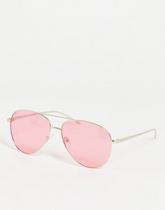 Посеребренные солнцезащитные очки Pilgrim Nani-Серебристый