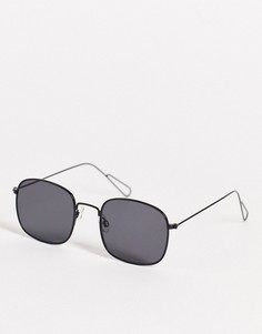Черные солнцезащитные очки Weekday Fare-Черный цвет