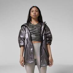 Куртка для бега adidas by Stella McCartney TruePace Metallic