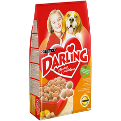 Сухой корм для собак Darling, злаки, курица, овощи, 10кг
