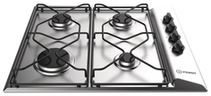 Встраиваемая варочная панель газовая Indesit PAAI 642 IX/I EE Silver